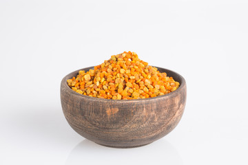 Bee pollen grains - Top view