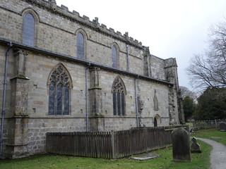 Architectural elements of a Gothic Cathedral