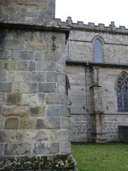 Architectural elements of a Gothic Cathedral