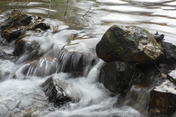 Water flowing