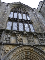 Architectural elements of a Gothic Cathedral