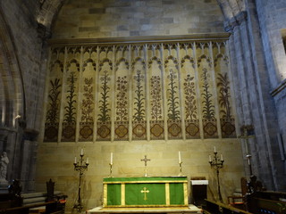 Architectural elements of a Gothic Cathedral