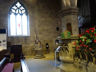 Architectural elements of a Gothic Cathedral