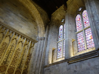 Architectural elements of a Gothic Cathedral