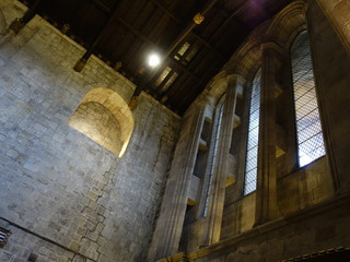Architectural elements of a Gothic Cathedral