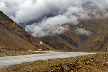 Zojila pass - highest Indian national highway.