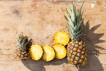 delicious pineapple background