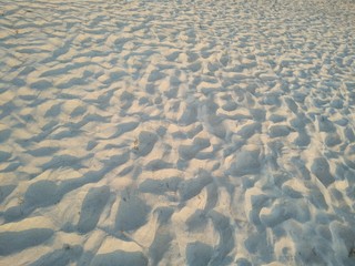 Fototapeta na wymiar sand beach sand mounds