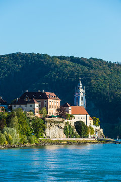 View over Durnstein on the Danube, Wachau, Austria