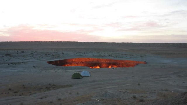 Darvaza Gas Crater Pit 13