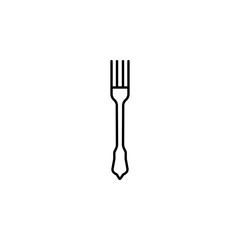 Cake fork icon. Can be used for web, logo, mobile app, UI, UX