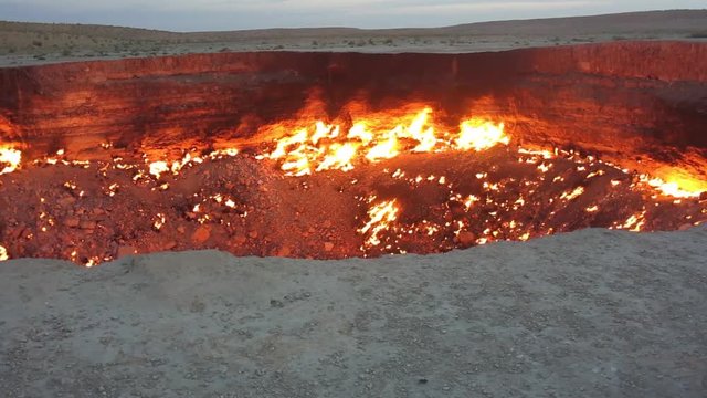 Darvaza Gas Crater Pit 14