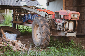 Vintage Tractor in thailand
