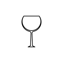 Balloon, glass, icon. Can be used for web, logo, mobile app, UI, UX
