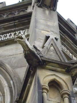 gargoyles on bolton abbay structure