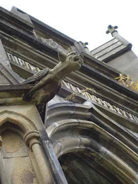 gargoyles on bolton abbay structure