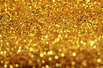 golden bokeh background