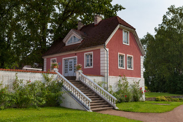 Obraz premium 18th century rococo-style Sagadi manor in Northern Estonia, summertime.