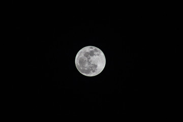 Full moon in the Canary Islands
