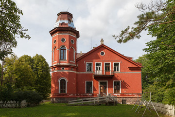 Porkuni manor, abandoned old heritage of Estonia.