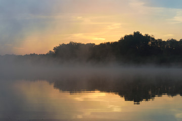 Sonnenaufgang an den Krickenbecker Seen