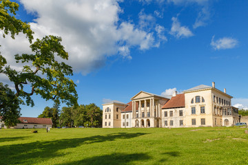 Fototapeta na wymiar Kolga Manor at summer. It's located in northern Estonia, in Lahemaa National Park