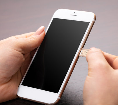 sim card and mobile phone