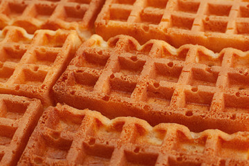 Viennese waffles background