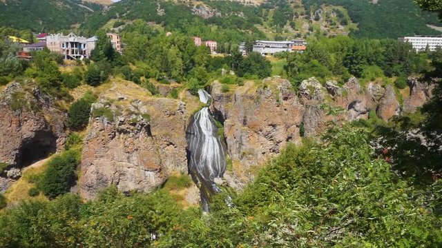 Jermuk Waterfall Spring Rock Landscape