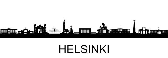 Fototapeta premium Helsinki Silhouette