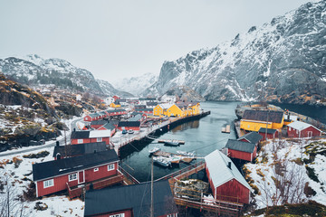 Nusfjord  fishing village in Norway