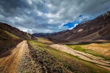 Himalayas. On the trek to Chandra Tal Lake (4300 m). Spiti, Hima