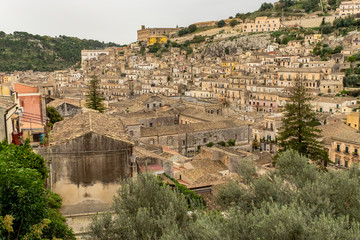 Obraz premium Baroque city of Modica in Sicily, Italy