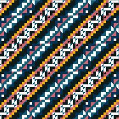 Obraz premium Vector Seamless surface geometric pattern design with minimal duotone modern lines