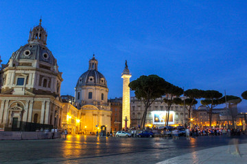 Fototapeta na wymiar Piazza Venezia Italy Rome