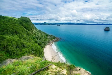 Tischdecke from the top down to the beach,cathedral cove,coromandel, new zealand © Christian B.