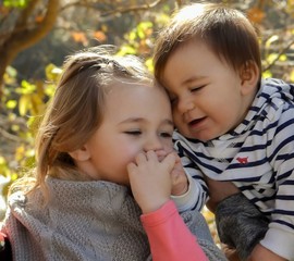 Two Happy Children
