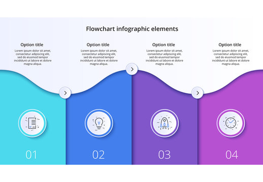 4 Step Infographic Layout