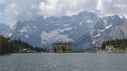 Italian Mountains, Dolomiti and Misurina Lake