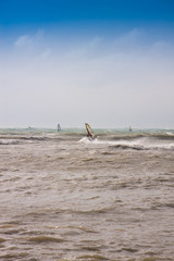 Windsurfing, landscape sea