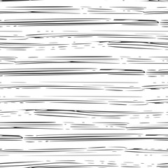 Abstract irregular ink strokes striped background. Seamless pattern. Vector