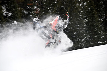 Snowmobile Jump