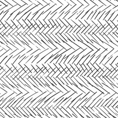 Monochrome striped lines background. Zig zag seamless vector pattern. Herringbone monochrome texture.