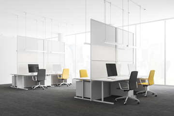 Panoramic office corner