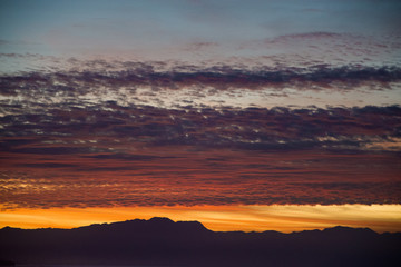Sunrise views over Bucerias Bay near Puerta Vallarta at Punta de Mita, Mexico (Rivieria Nayarit)