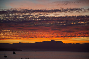 Sunrise views over Bucerias Bay near Puerta Vallarta at Punta de Mita, Mexico (Rivieria Nayarit)