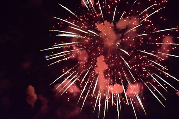 Fototapeta premium Feuerwerk