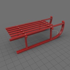 Christmas sled