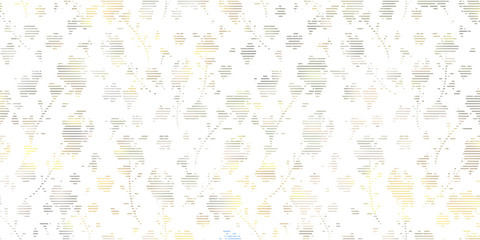 Pattern surface design on white background flowers in line style.