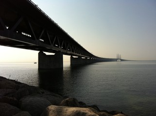 Into a bright future - Night over Oresund